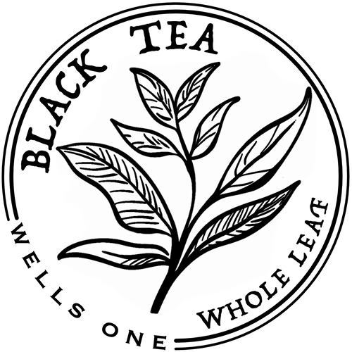 tea leafs as company logo